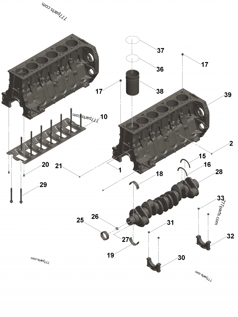 colon様ご確認用 3692636 Main bearing cap - Cummins spare part | 777parts.com