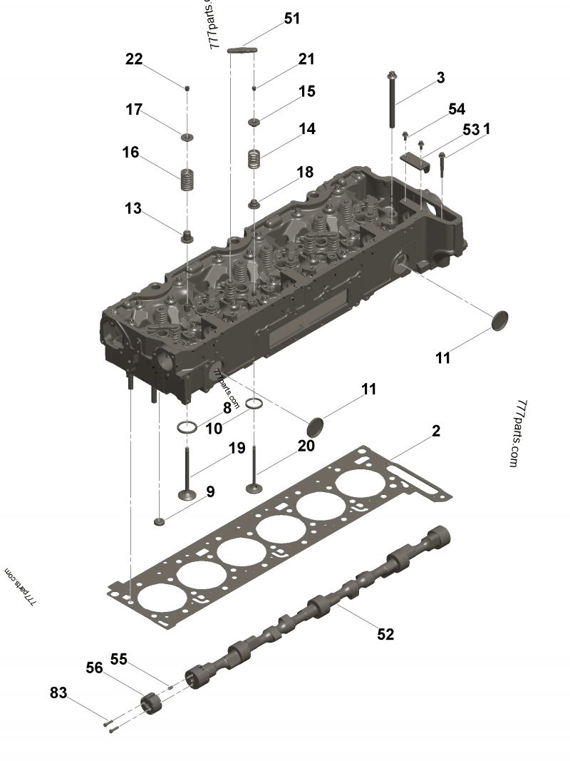 313G_mks様へ　【確認用】 3693228 Cylinder head gasket - Cummins spare part | 777parts.com