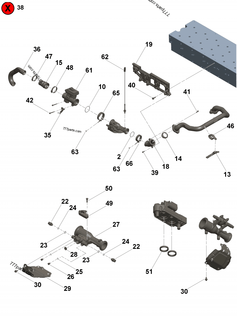 3693445 Wiring retainer bracket - Cummins spare part | 777parts.com 