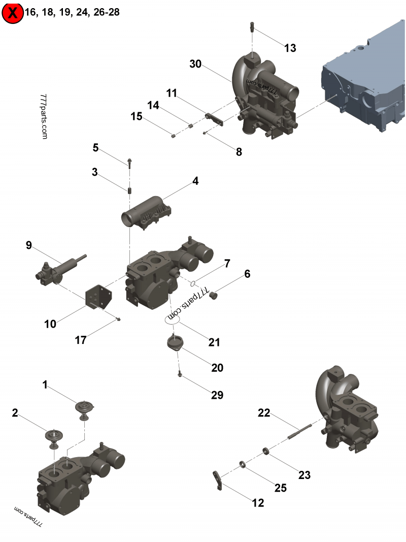 3693451 Throttle shaft - Cummins spare part | 777parts.com