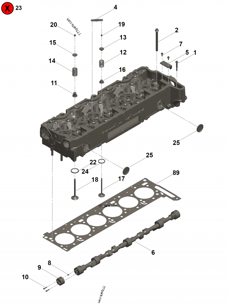 3696922 Valve insert - Cummins spare part | 777parts.com