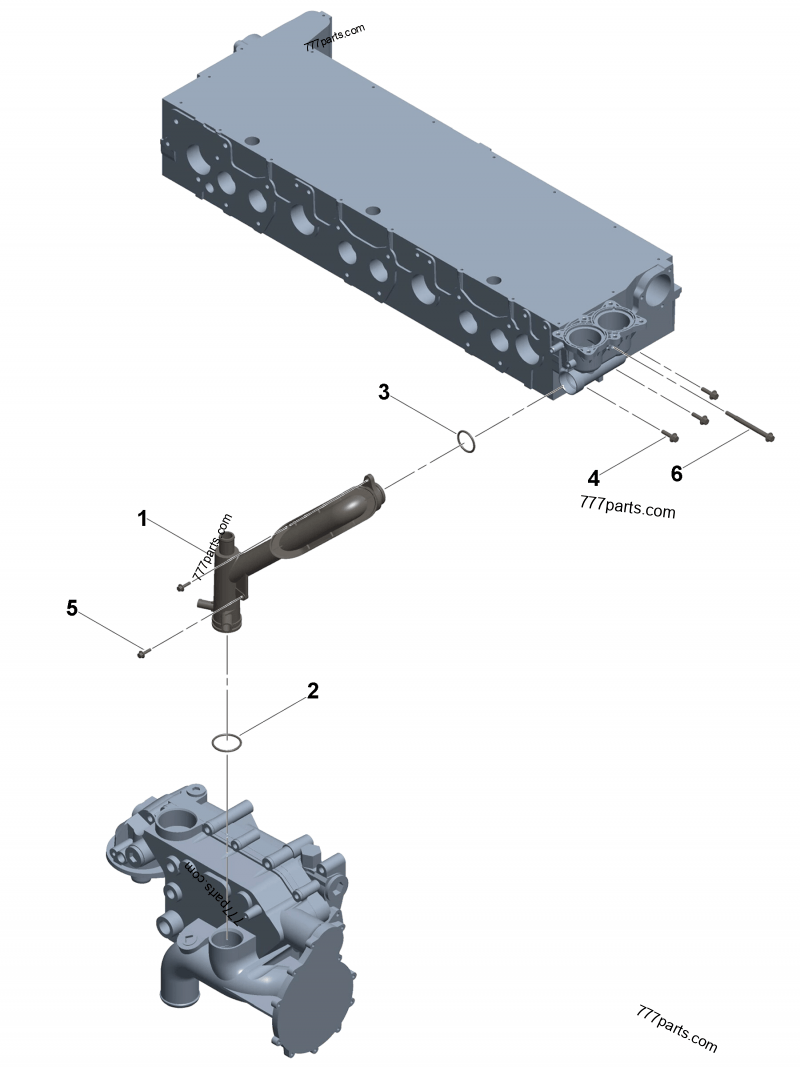 3691281 | Genuine Cummins® Tensioner, Belt For ISX, QSK45