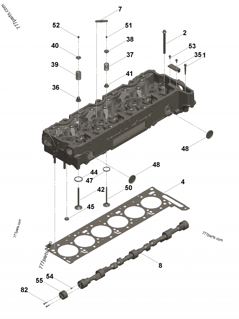 3698018 Cylinder head gasket - Cummins spare part | 777parts.com