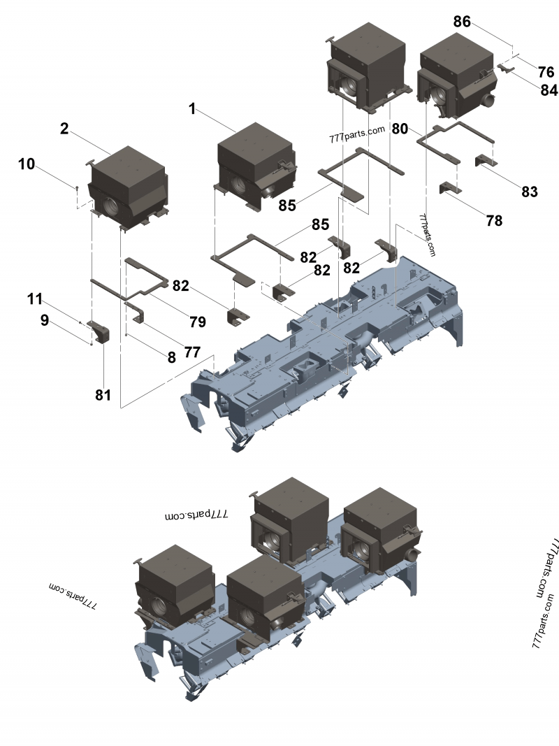 3794688 Turbocharger compressor impeller - Cummins spare part  