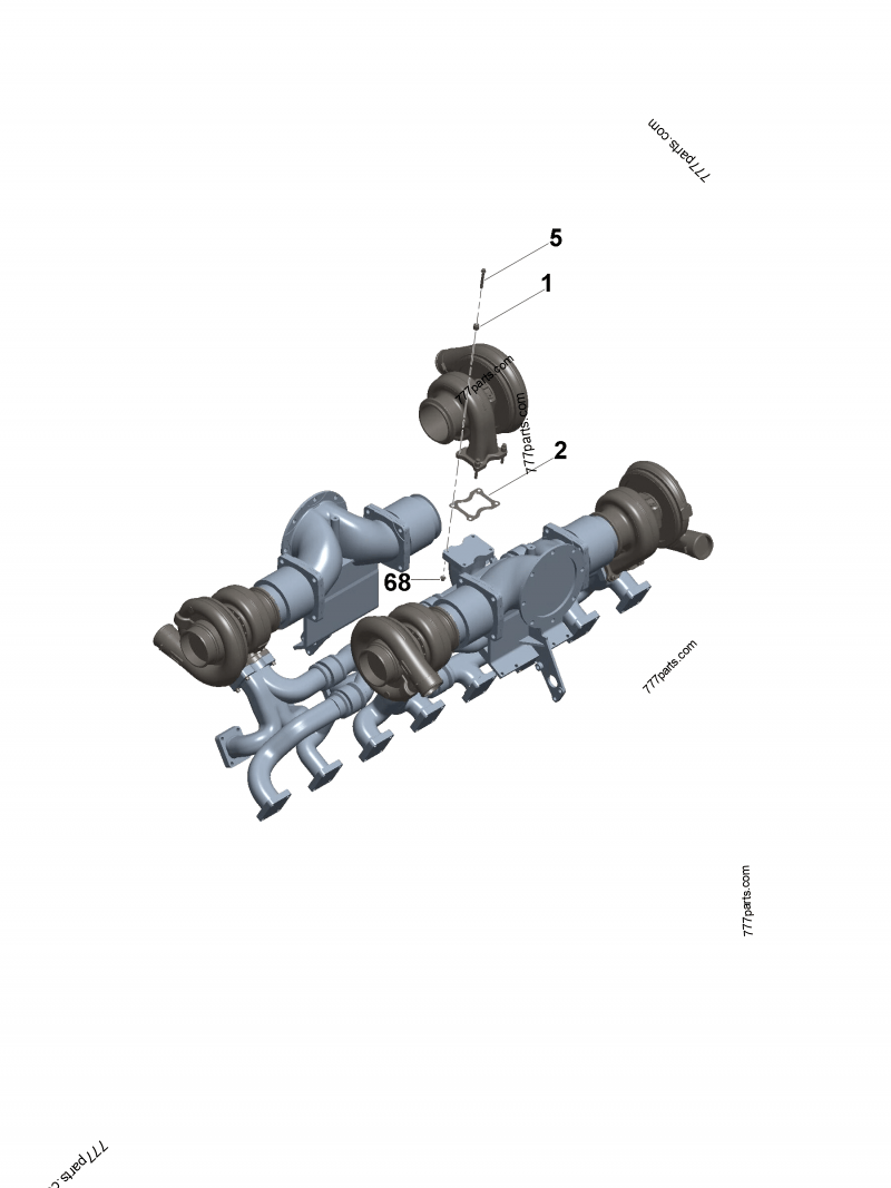 その他 mandm Turbocharger - Engines Cummins QSK60 CM2150 MCRS G
