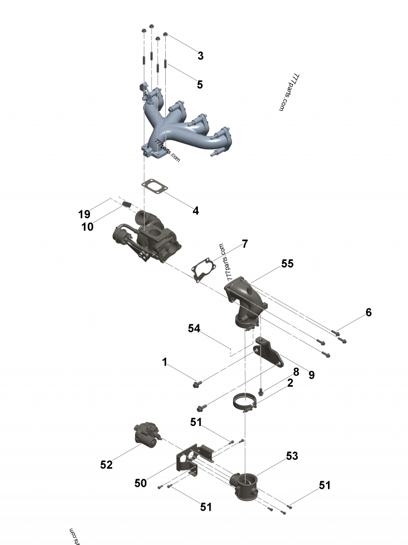 2840325 V band clamp - Cummins spare part | 777parts.com