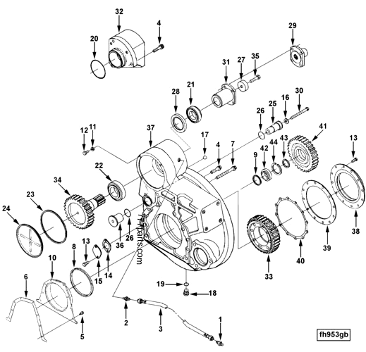 3862674 Oil seal - Cummins spare part | 777parts.com