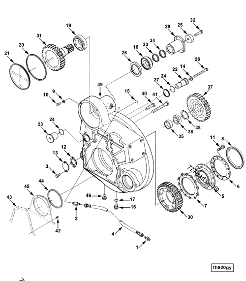 3862674 Oil seal - Cummins spare part | 777parts.com