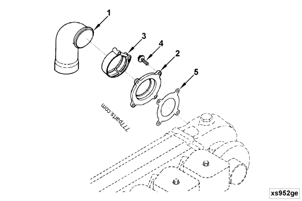 3903652 V band clamp - Cummins spare part | 777parts.com