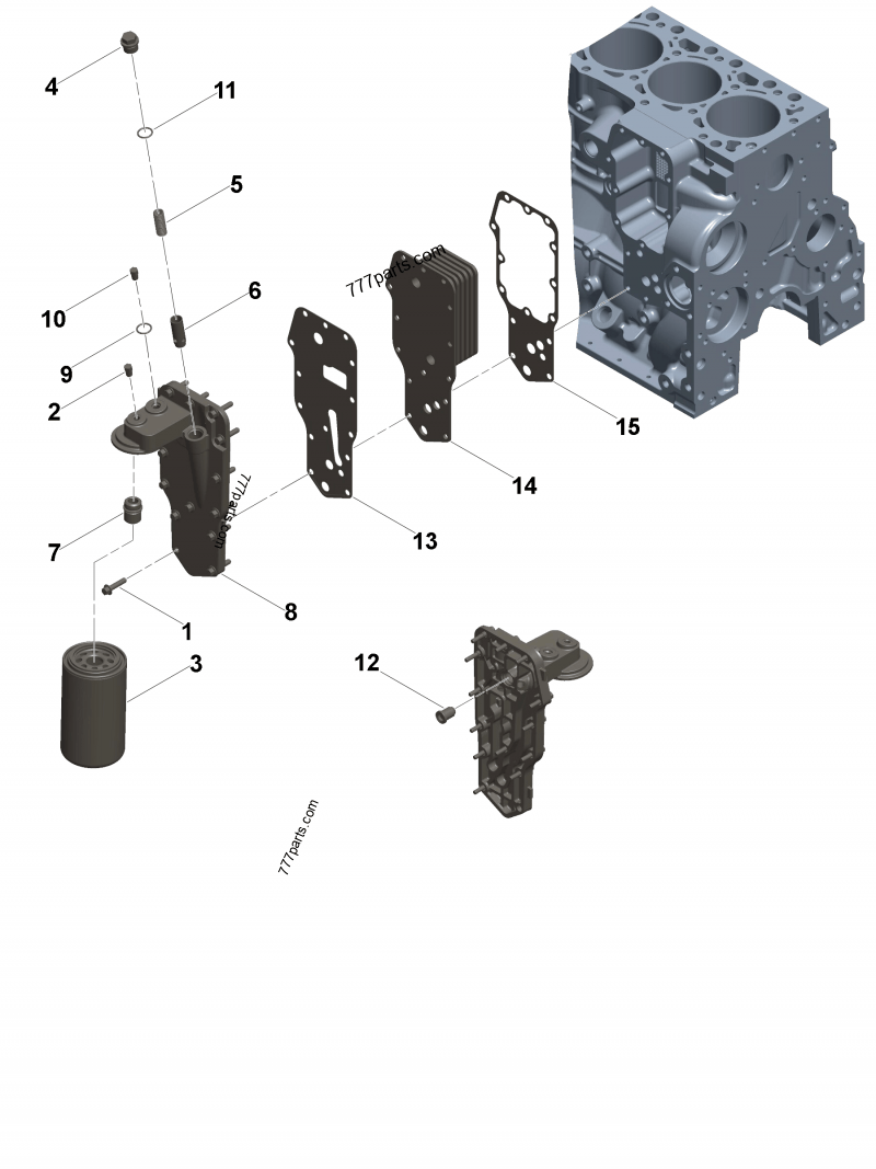 3915787 Threaded plug - Cummins spare part | 777parts.com