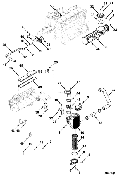 3919853 O ring seal - Cummins spare part | 777parts.com