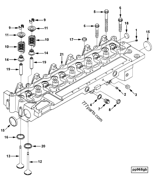 3924492 Intake valve - Cummins spare part | 777parts.com