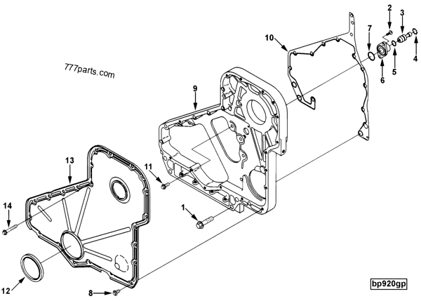 Kumin ページです！ 3925231 Gear cover - Cummins spare part | 777parts.com