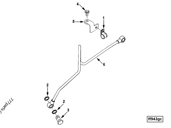 3930766 Fuel supply tube - Cummins spare part | 777parts.com