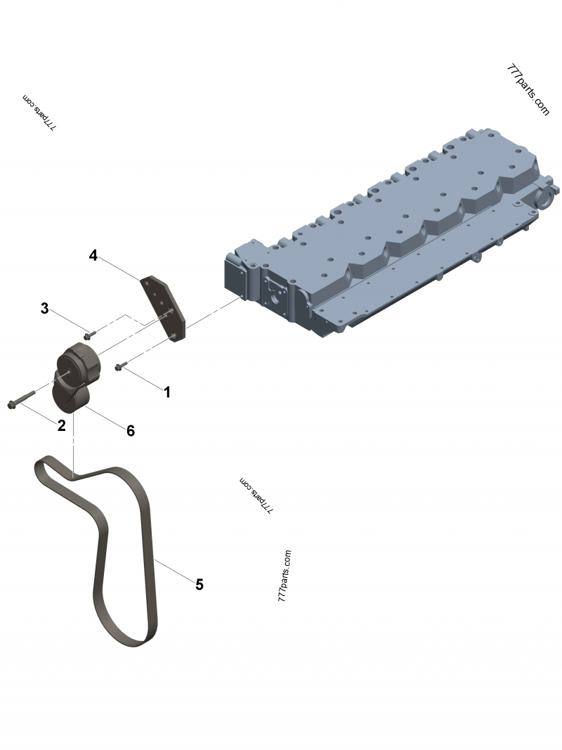 ゆーみん　 3935335 V ribbed belt - Cummins spare part | 777parts.com