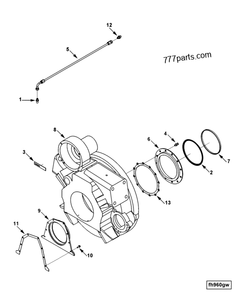 3936978 Rear cover - Cummins spare part | 777parts.com 