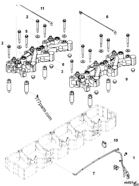 Cook　確認画像 3963795 Engine brake housing - Cummins spare part | 777parts.com