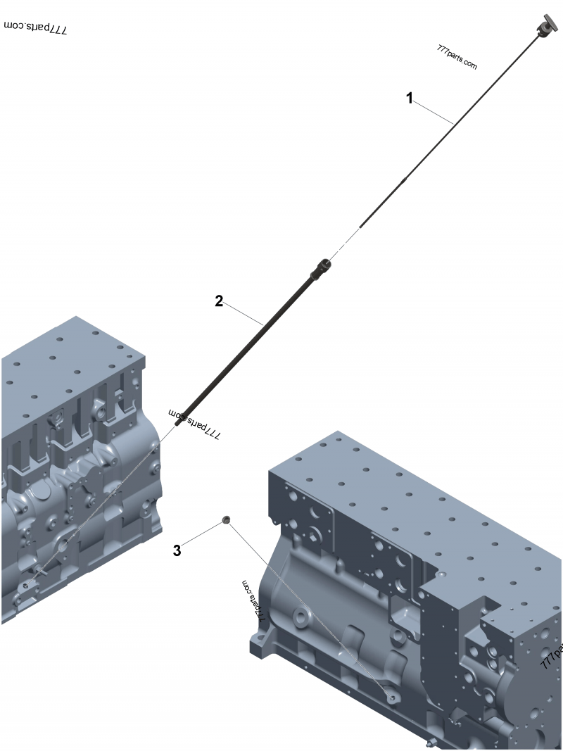 3969058 Oil gauge tube - Cummins spare part | 777parts.com