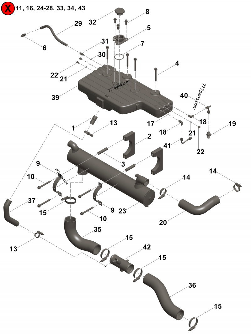 3970463 Zinc electrode plug - Cummins spare part | 777parts.com