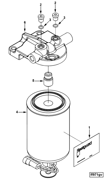 3976651 Fuel filter - Cummins spare part | 777parts.com 