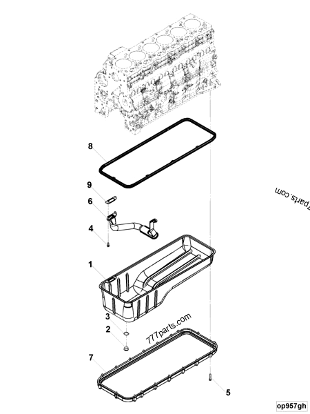 3977790 Lubricating oil suction tube - Cummins spare part 