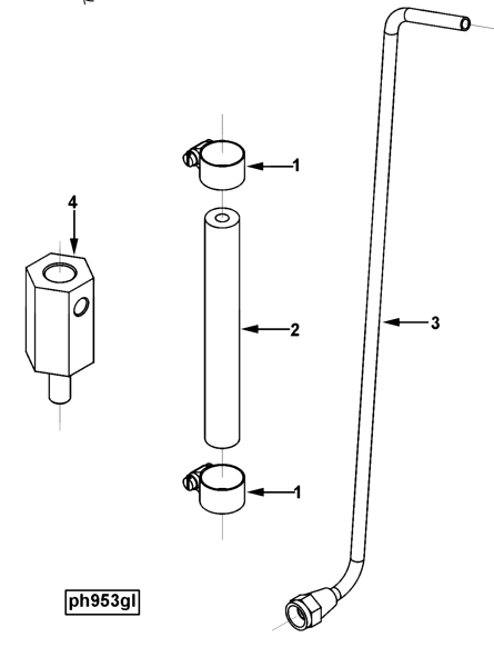 3992158 Pressure sensing tube - Cummins spare part | 777parts.com