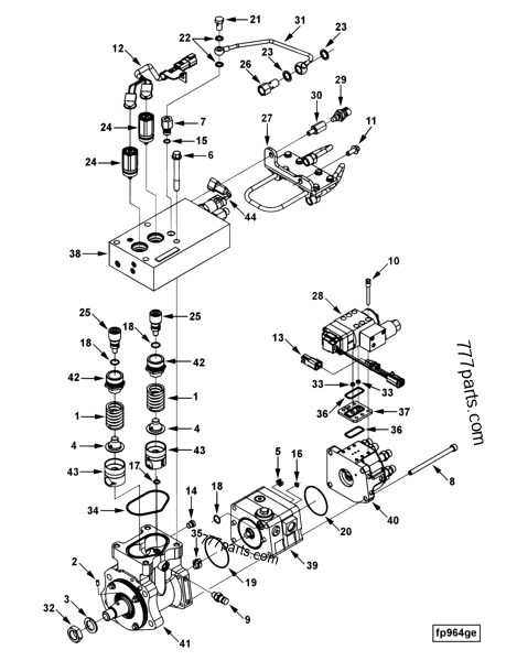 4001966 Solenoid valve - Cummins spare part | 777parts.com