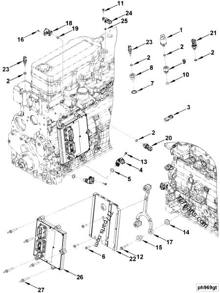 とまとページ Nitrogen Oxide Nox Sensor 2872947 For FORD F-650 F-750