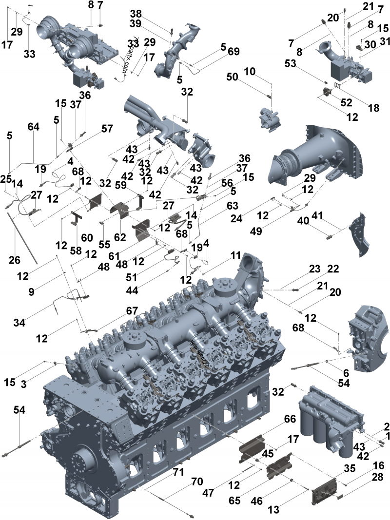 2872371 Pressure sensor - Cummins spare part | 777parts.com