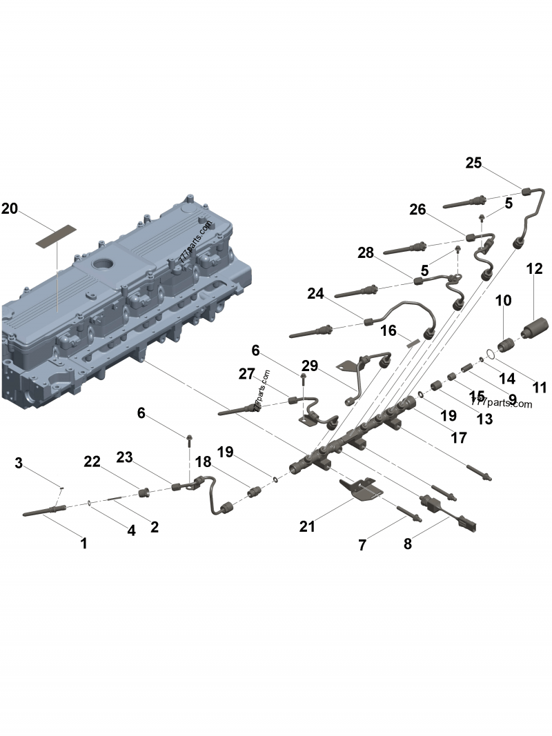 2872380 Spring retainer - Cummins spare part | 777parts.com