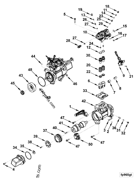 2872670 Fuel pump head - Cummins spare part | 777parts.com