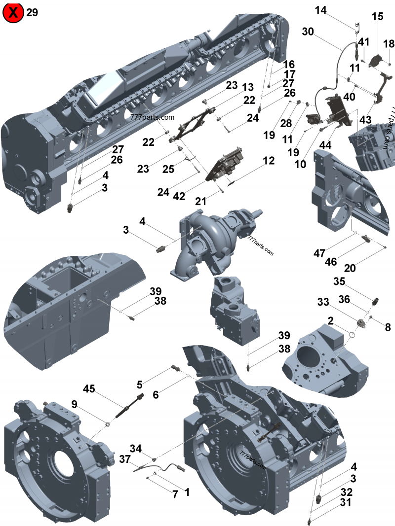 たけけ様 2872883 Pressure sensor - Cummins spare part | 777parts.com