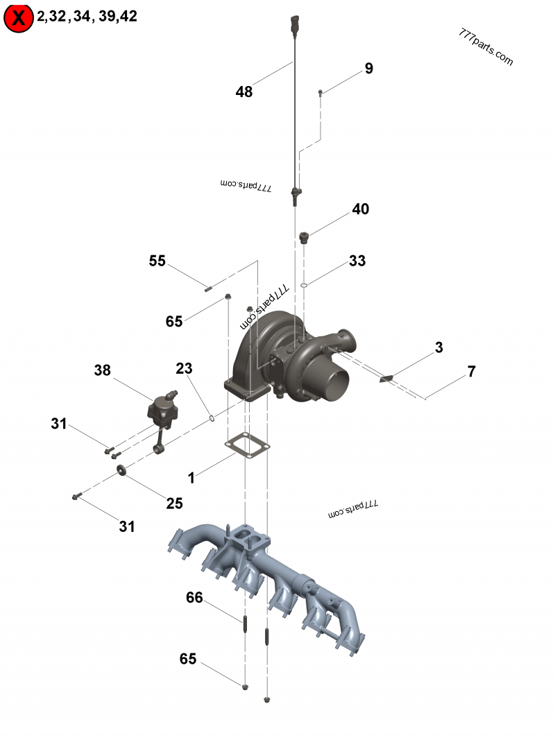 4032068 Variable geometry turbocharger speed sensor kit