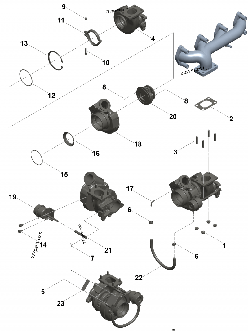 4032277 Variable geometry turbocharger actuator kit Cummins spare