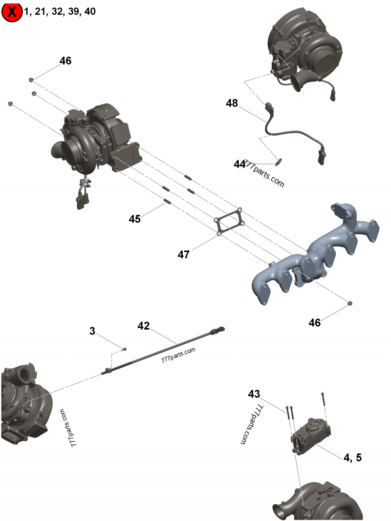 4041396 O ring seal - Cummins spare part | 777parts.com