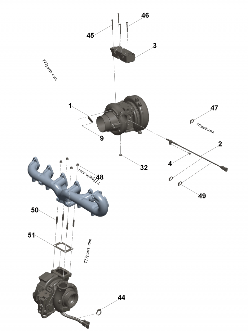 4046253 Turbocharger diffuser - Cummins spare part | 777parts.com 