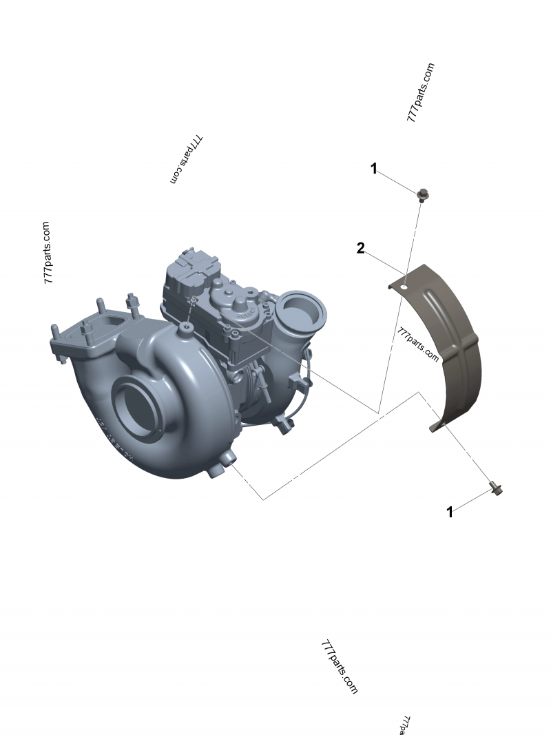 4048911 Heat shield - Cummins spare part | 777parts.com