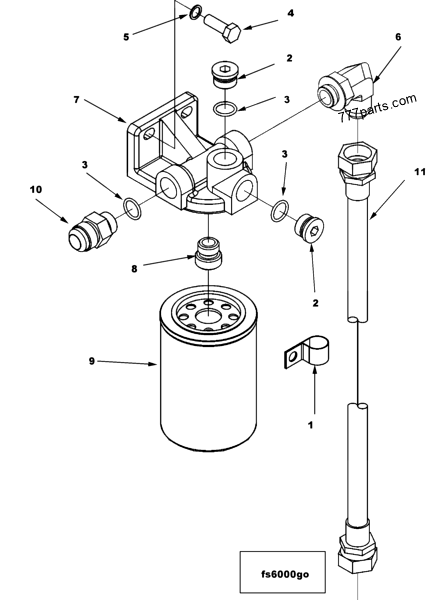 4068037 Fuel filter - Cummins spare part | 777parts.com
