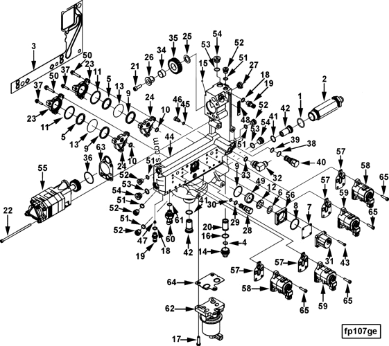 4076572 Fuel control housing - Cummins spare part | 777parts.com