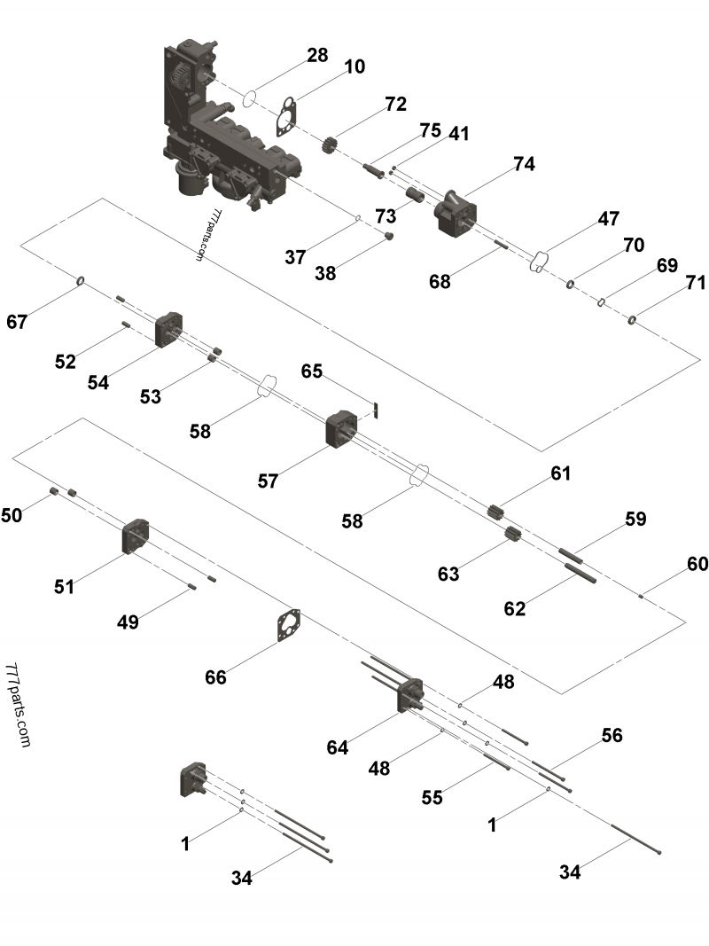 kemh5557ページ　　6点口 4076855 Gear fuel pump - Cummins spare part | 777parts.com