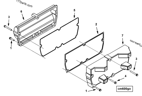 4085924 Camshaft cover gasket - Cummins spare part