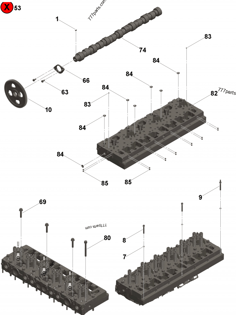 4088175 O ring seal - Cummins spare part | 777parts.com