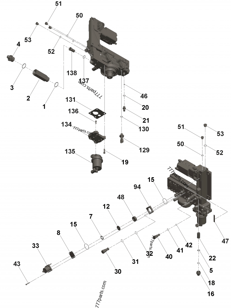 4088865 Fuel gear pump support - Cummins spare part