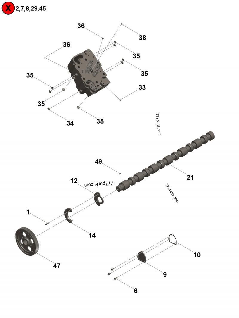 4090028 Piston ring set - Cummins spare part | 777parts.com