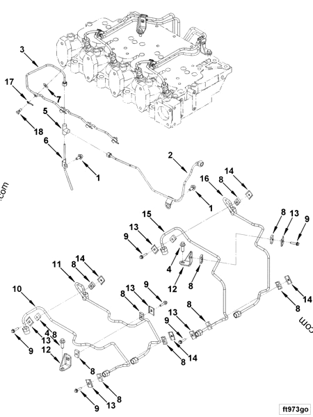 4094054 Banjo connector screw - Cummins spare part