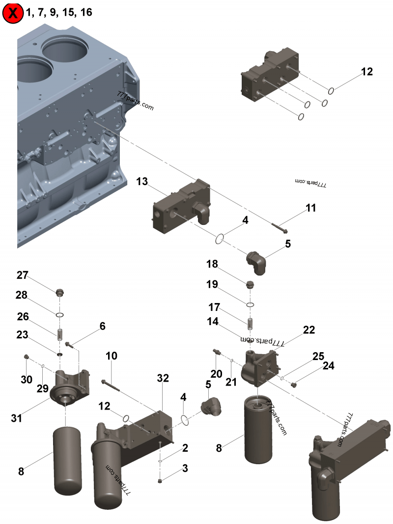 ぐりページ Kawasaki Motorcycle 1992 OEM Parts Diagram for HANDLEBAR