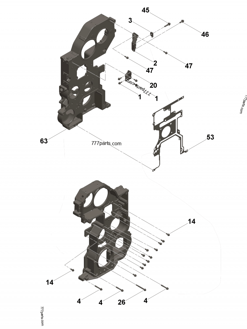 4298514 Mounting spacer - Cummins spare part | 777parts.com
