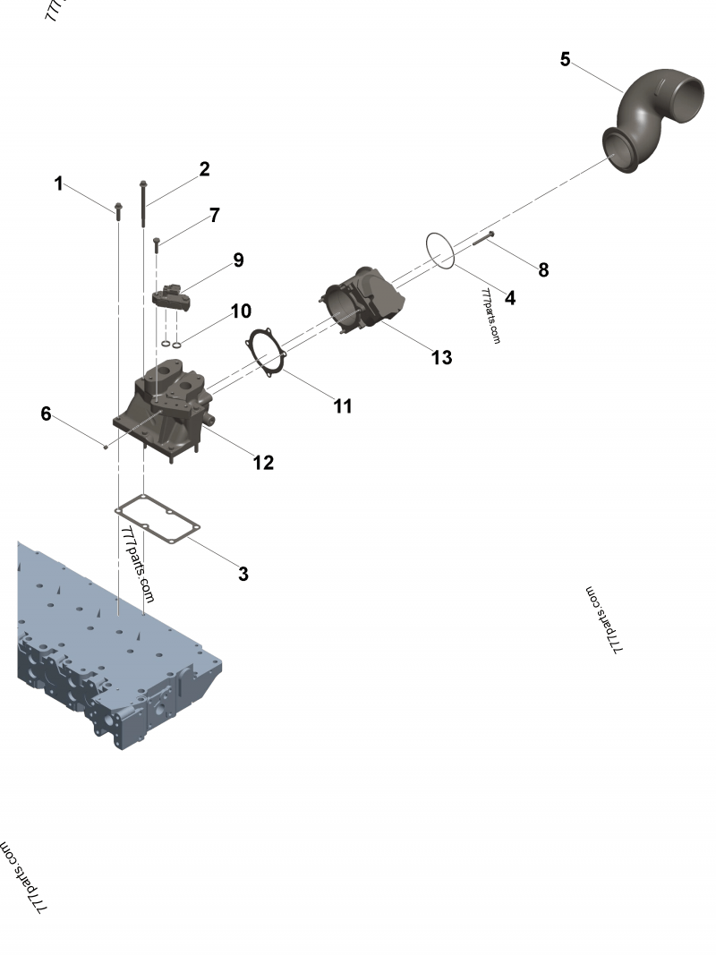 4307166 Differential pressure sensor - Cummins spare part