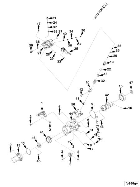 4307254 Fuel pump body - Cummins spare part | 777parts.com