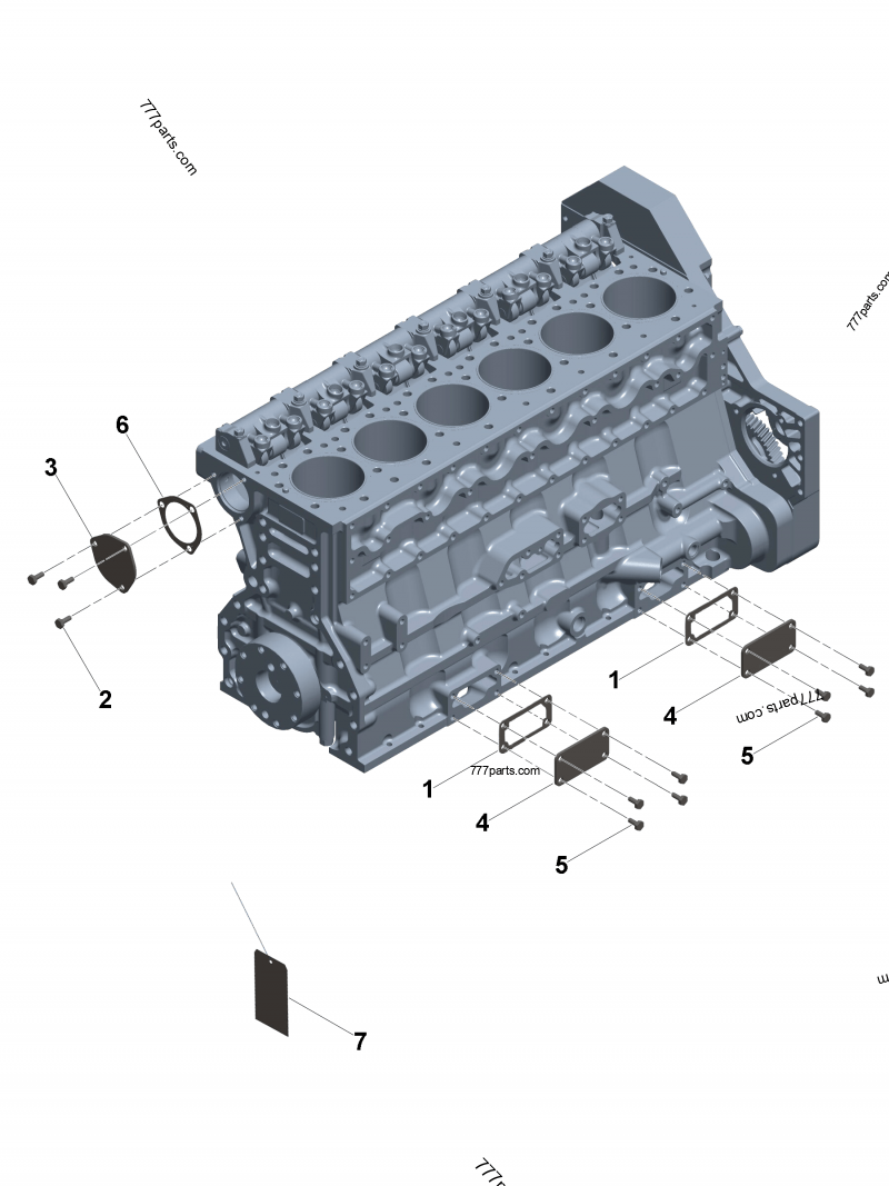 4318628 Camshaft cover gasket - Cummins spare part